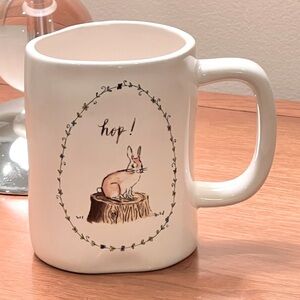 Rae Dunn Artisan Collection By Magenta Bunny on a Stump